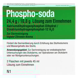 Phospho-soda 24.4 g / 10.8 g