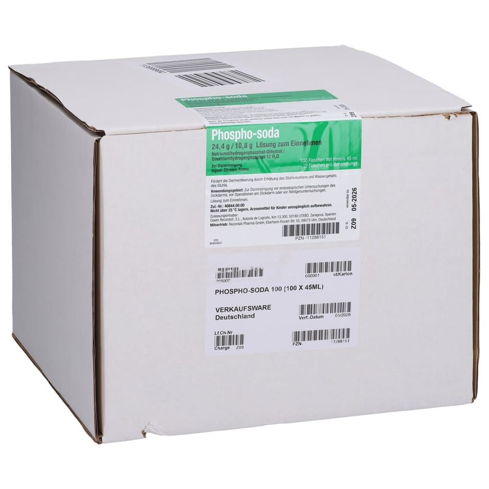 Phospho-soda 24.4 g / 10.8 g