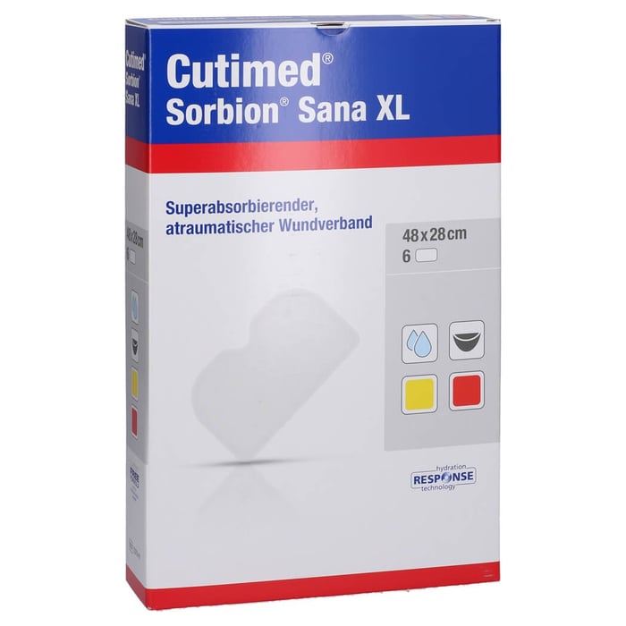 Cutimed Sorbion Sana Wundauflage Xl 28x48 cm
