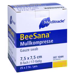 Mullkompr 7.5x7.5cm 8f St