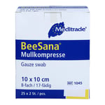 Mullkompr 10x10 cm 8f St Produktbild 2