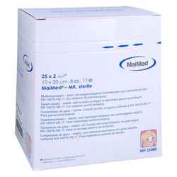 Mullkompressen 10x20 cm steril 8fach