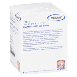 Mullkompressen 10x10 cm unsteril 8fach Brinkmann Medical