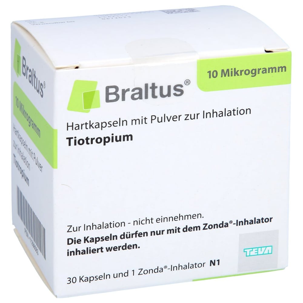 Braltus 10 Mikrogramm + Inhalator