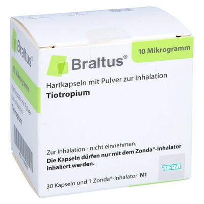 Braltus 10 Mikrogramm + Inhalator