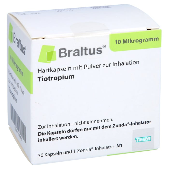 Braltus 10 Mikrogramm + Inhalator