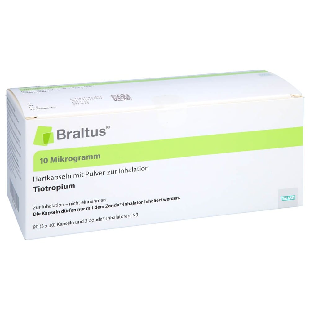 Braltus 10 Mikrogramm + Inhalator