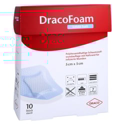 Dracofoam Infekt haft Schaumst.Wundauf.5x5 cm