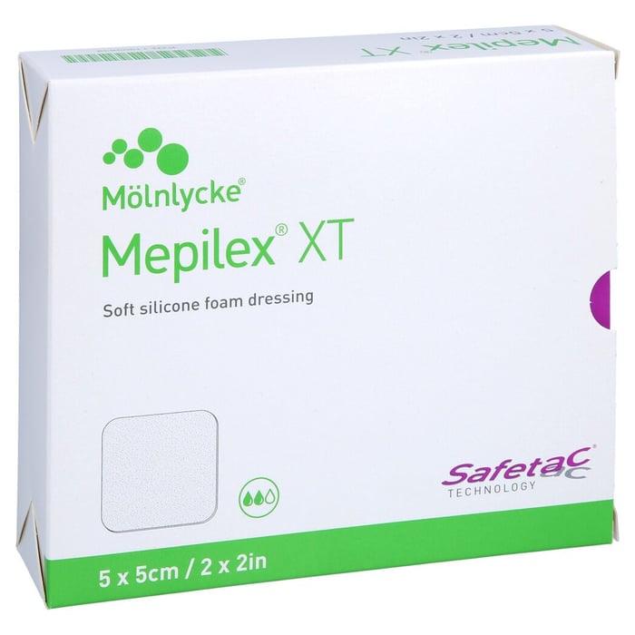 Mepilex XT 5x5 cm Schaumverband
