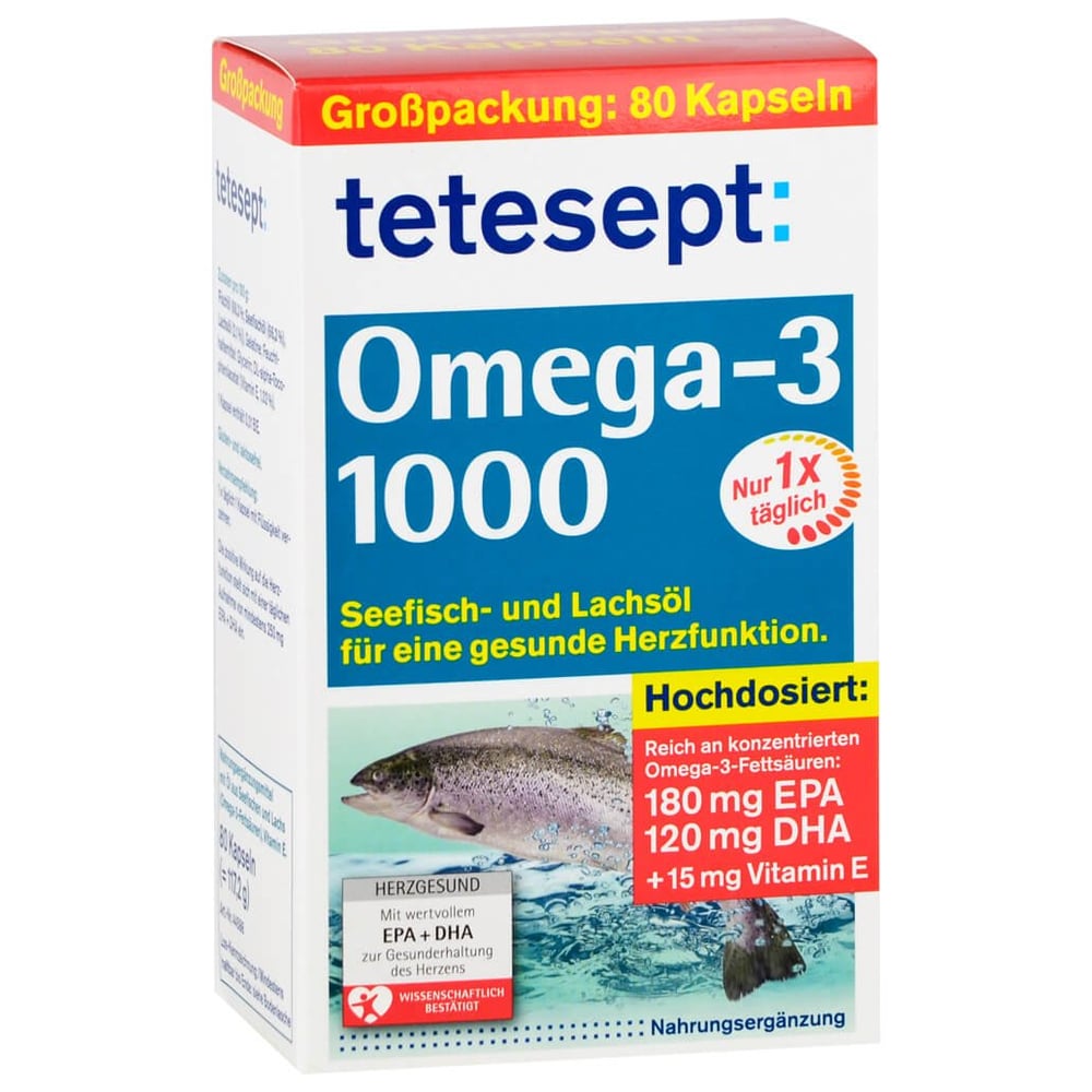 Tetesept Omega-3 1000 Kapseln