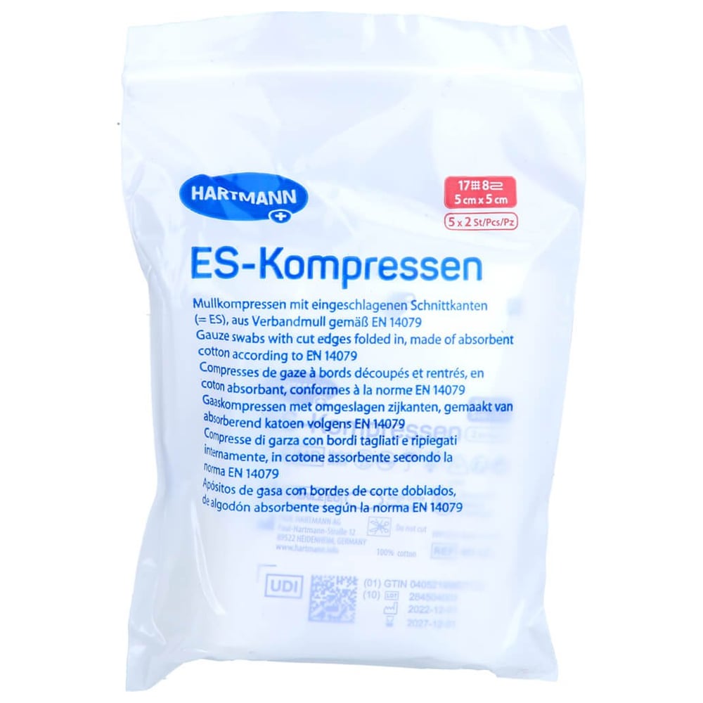 ES-Kompressen steril 5x5 cm 8fach