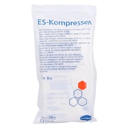 Es-kompressen steril 10x20 cm 8fach