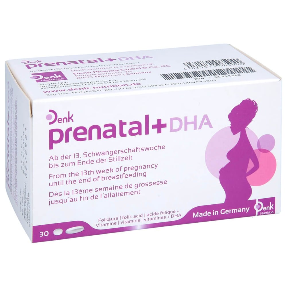 Prenatal + dha Denk 30 Filmtabletten + 30 Kapseln