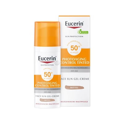 Eucerin Photoaging Control Tinted Face Sun Gel-Creme LSF 50+ Mittel