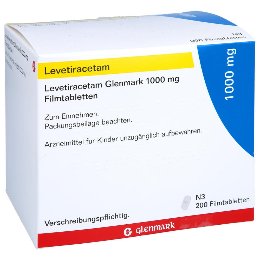 Levetiracetam Glenmark 1000 mg