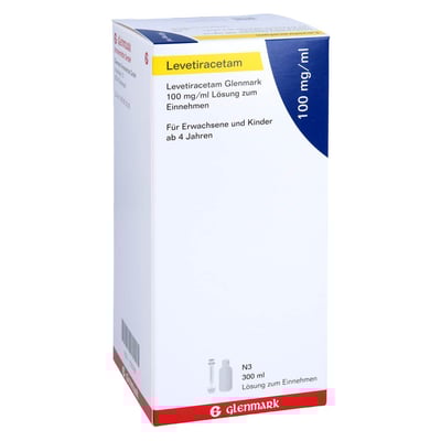 Levetiracetam Glenmark 100 mg/ml 10 ml Dosierspritze