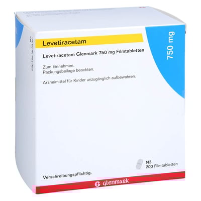 Levetiracetam Glenmark 750 mg