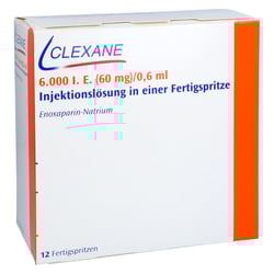 Clexane 6000 I.E. (60 mg)/0,6 ml Injektionslösung