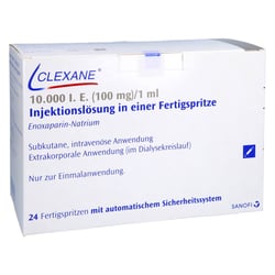 Clexane 10000 I.E. (100 mg)/1 ml Injektionslösung