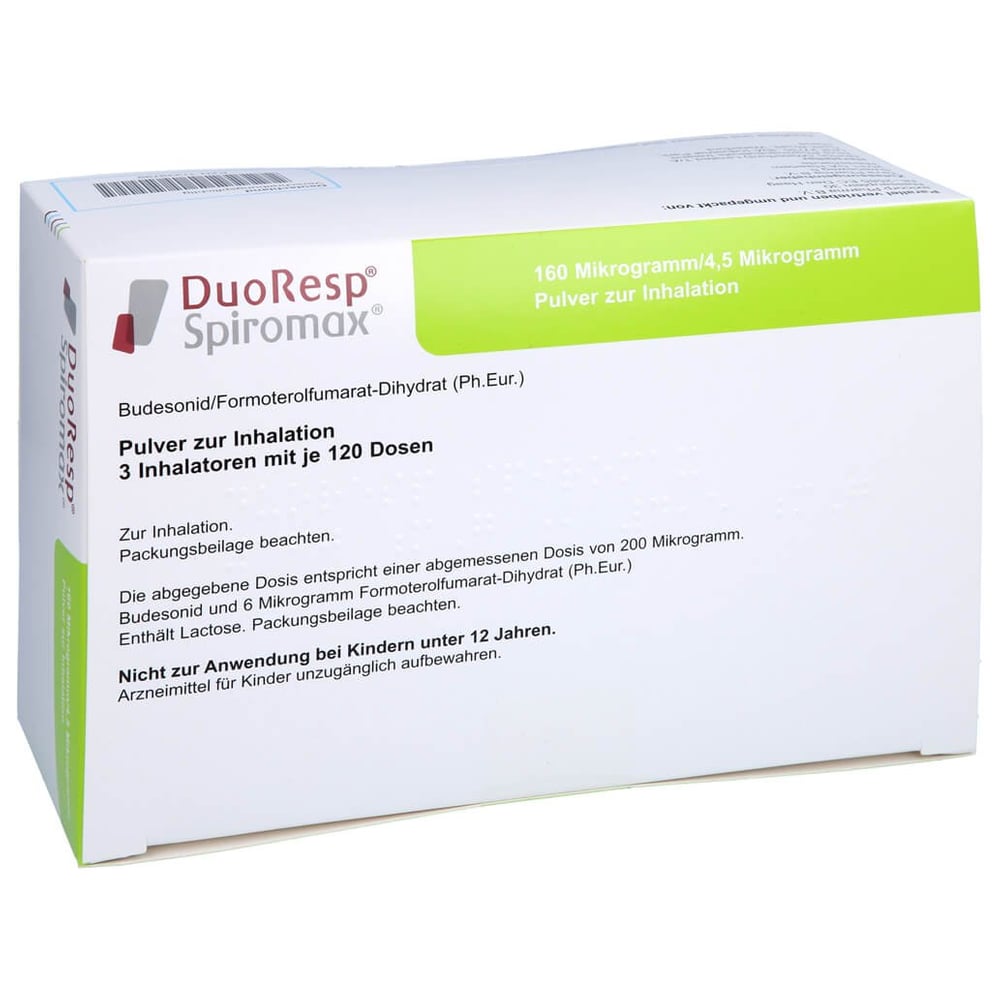 DuoResp Spiromax 160 Mikrogramm/4,5 Mikrogramm/Dosis