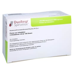 DuoResp Spiromax 160 Mikrogramm/4,5 Mikrogramm/Dosis