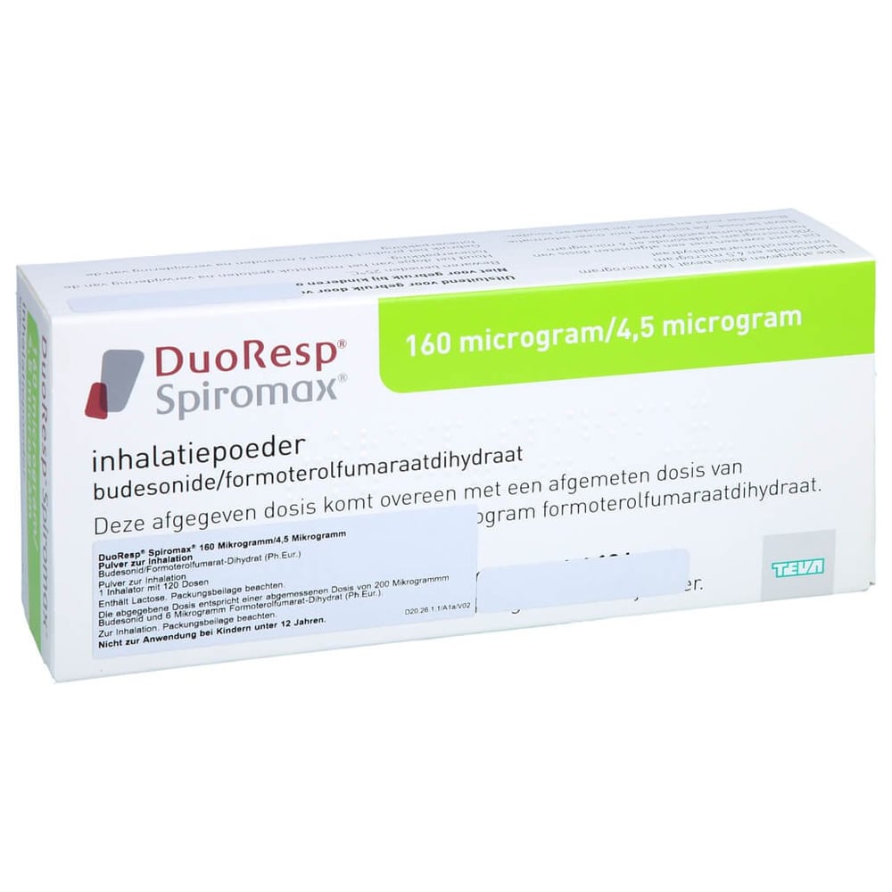 DuoResp Spiromax 160 Mikrogramm/4,5 Mikrogramm/Dosis