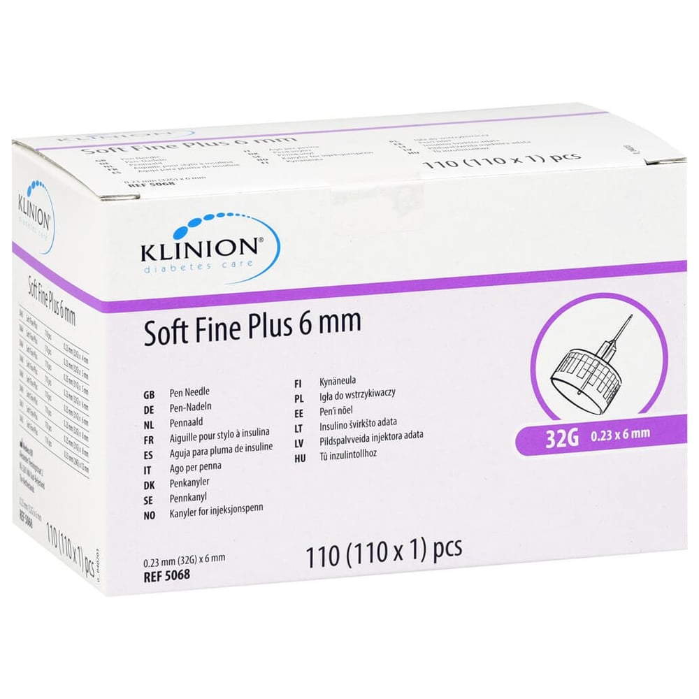 Klinion Soft Fine Plus Pen-Nadeln 6mm 32 G