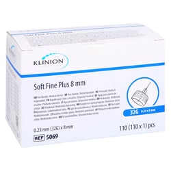 Klinion Soft Fine Plus Pen-Nadeln 8 mm 32 G