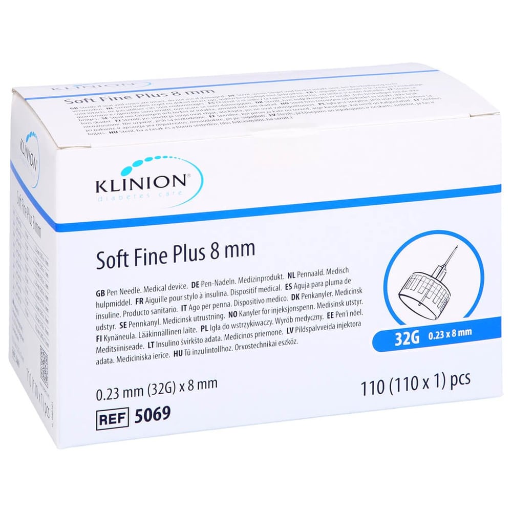 Klinion Soft Fine Plus Pen-Nadeln 8mm 32 G