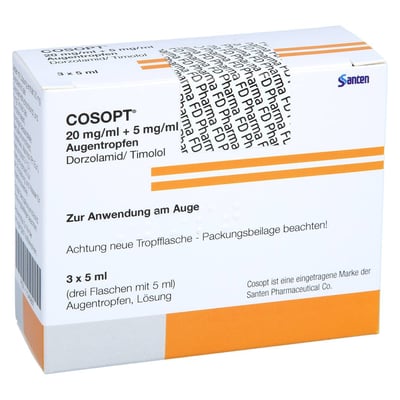 Cosopt 20 mg/ml + 5 mg/ml Augentropfen