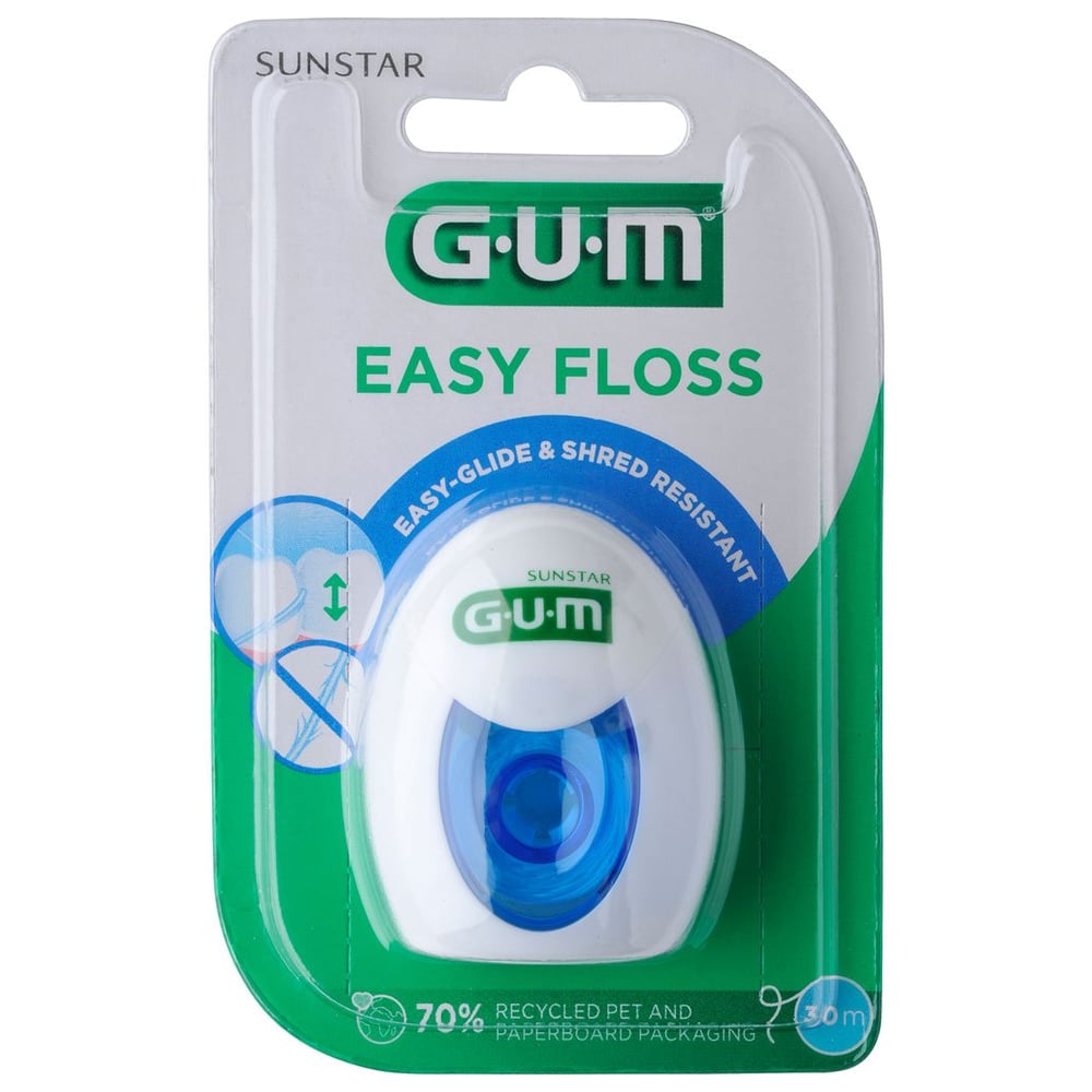 Gum Easy Floss Zahnseide gewach.30 m Ptfe Zahnband