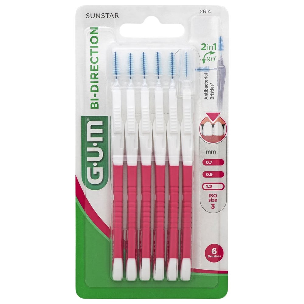 Gum Bi-direction Interdentalb.1,2 mm pink