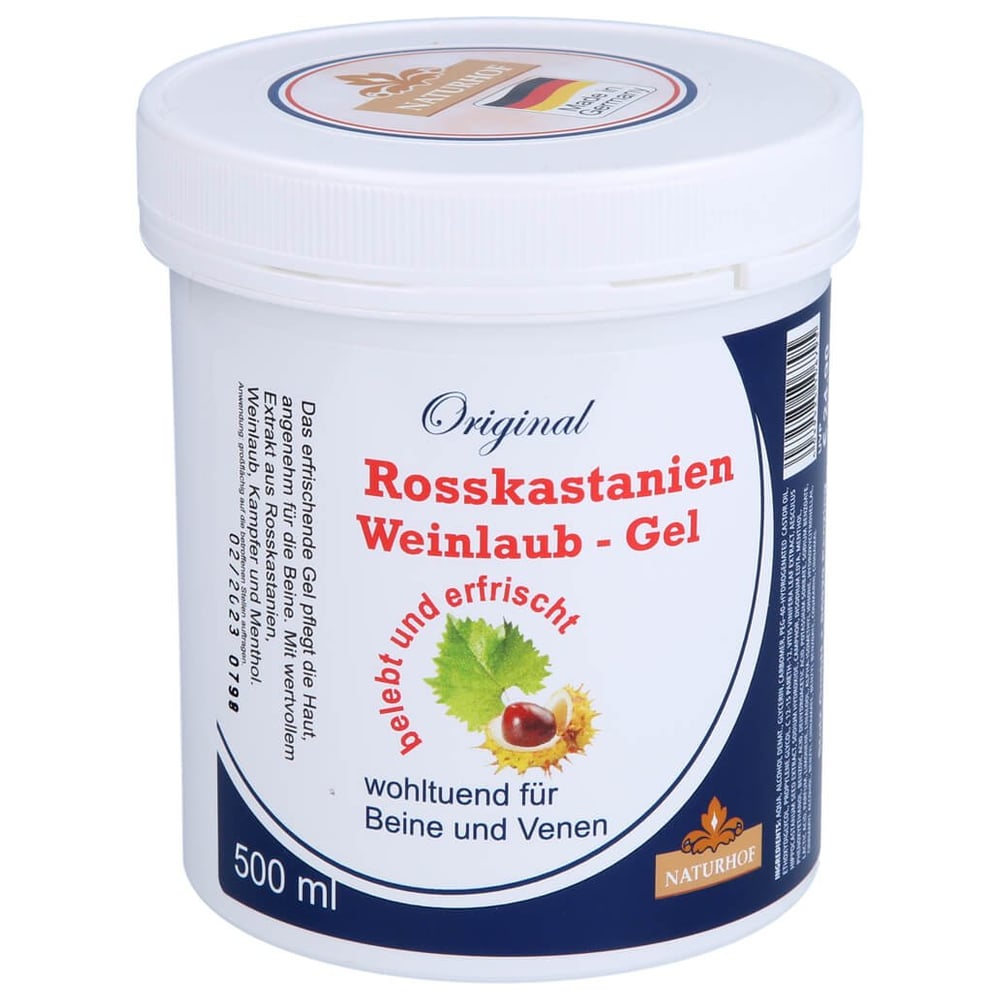 Rosskastanien Weinlaub Gel