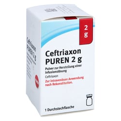 Ceftriaxon PUREN 2 g Pulver 