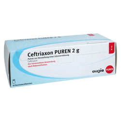 Ceftriaxon Puren 2 g Pulver