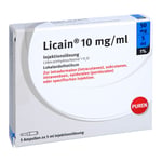 Licain 1 % 10 mg/ml Injektion Lösung 50 mg/5 ml Glasampullen