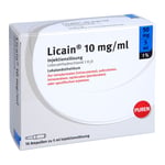 Licain 1 % 10 mg/ml Injektion Lösung 50 mg/5 ml Glasampullen Produktbild 1