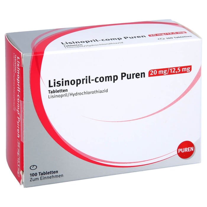 Lisinopril-comp Puren 20mg/12,5mg