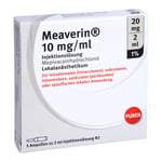 Meaverin 1 % 10 mg/ml Injektion Lösung 20 mg/2 ml Glasamp. Produktbild 1