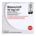 Meaverin 1 % 10 mg/ml Injektion Lösung 20 mg/2 ml Glasamp. Produktbild 2