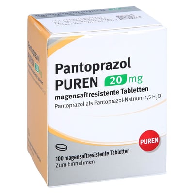 Pantoprazol PUREN 20 mg