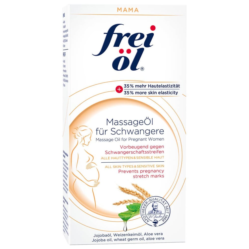frei Öl Massageöl für Schwangere