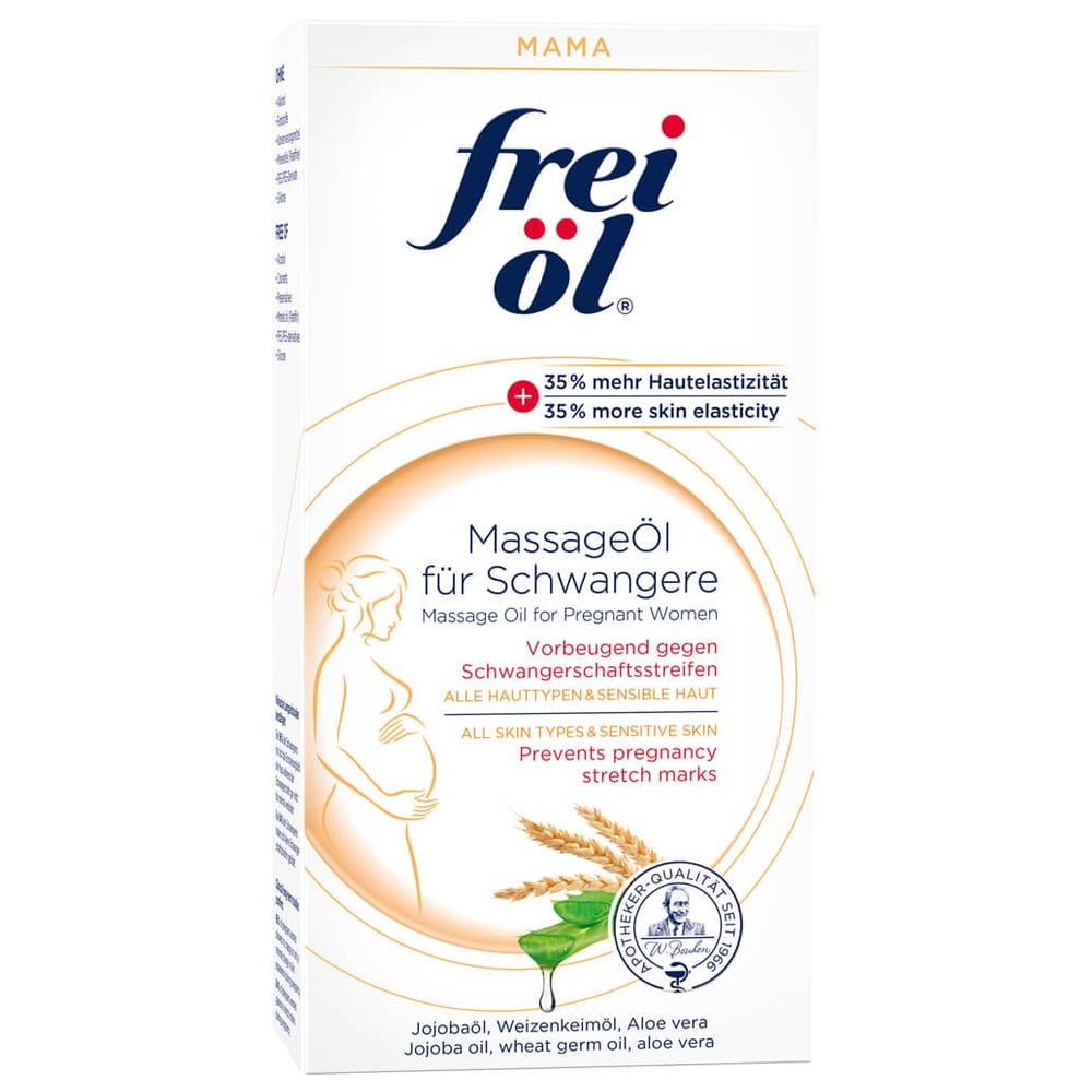 frei Öl Massageöl für Schwangere