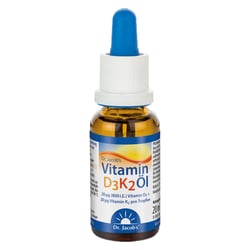 Dr. Jacob's Vitamin D3K2 Öl 800 IE/20 mcg D3+K2 640 Tropfen