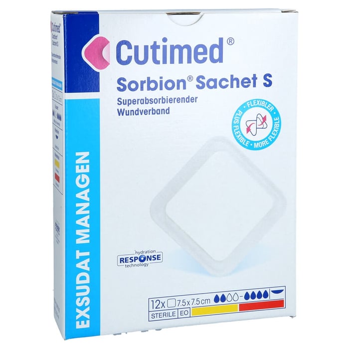 Cutimed Sorbion Sachet S Wundauflage 7,5x7,5 cm