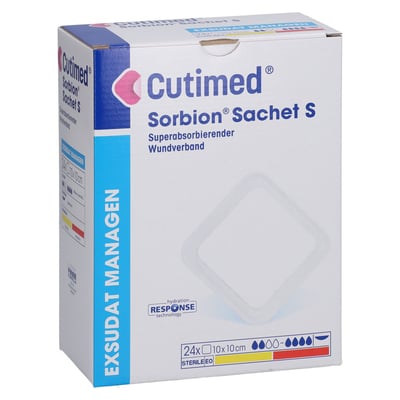 Cutimed Sorbion Sachet S Wundauflage 10x10 cm Produktbild 1
