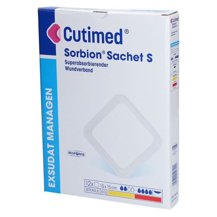 Cutimed Sorbion Sachet S Wundauflage 15x15 cm
