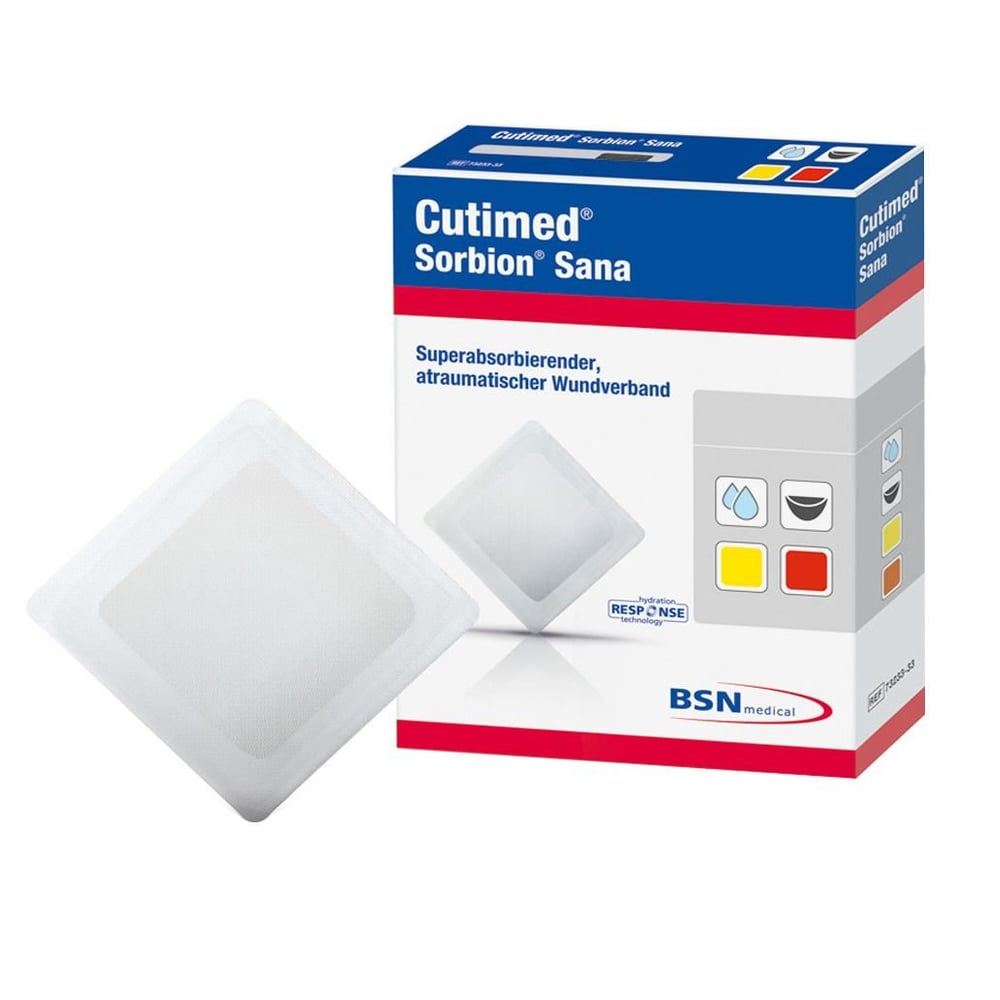 Cutimed Sorbion Sana Wundauflage 12x12 cm