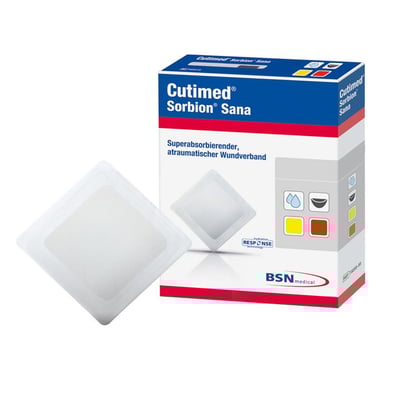 Cutimed Sorbion Sana Wundauflage 12x12 cm