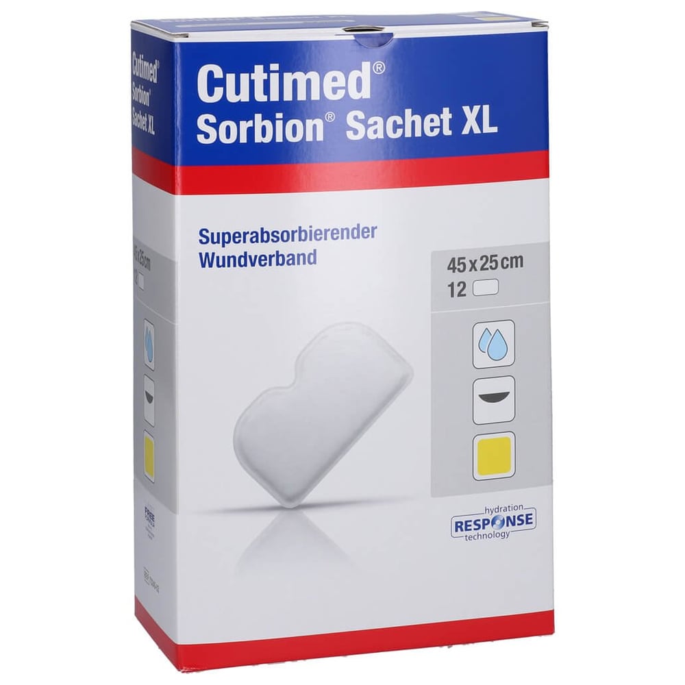 Cutimed Sorbion Sachet Xl Wundauflage 25x45 cm